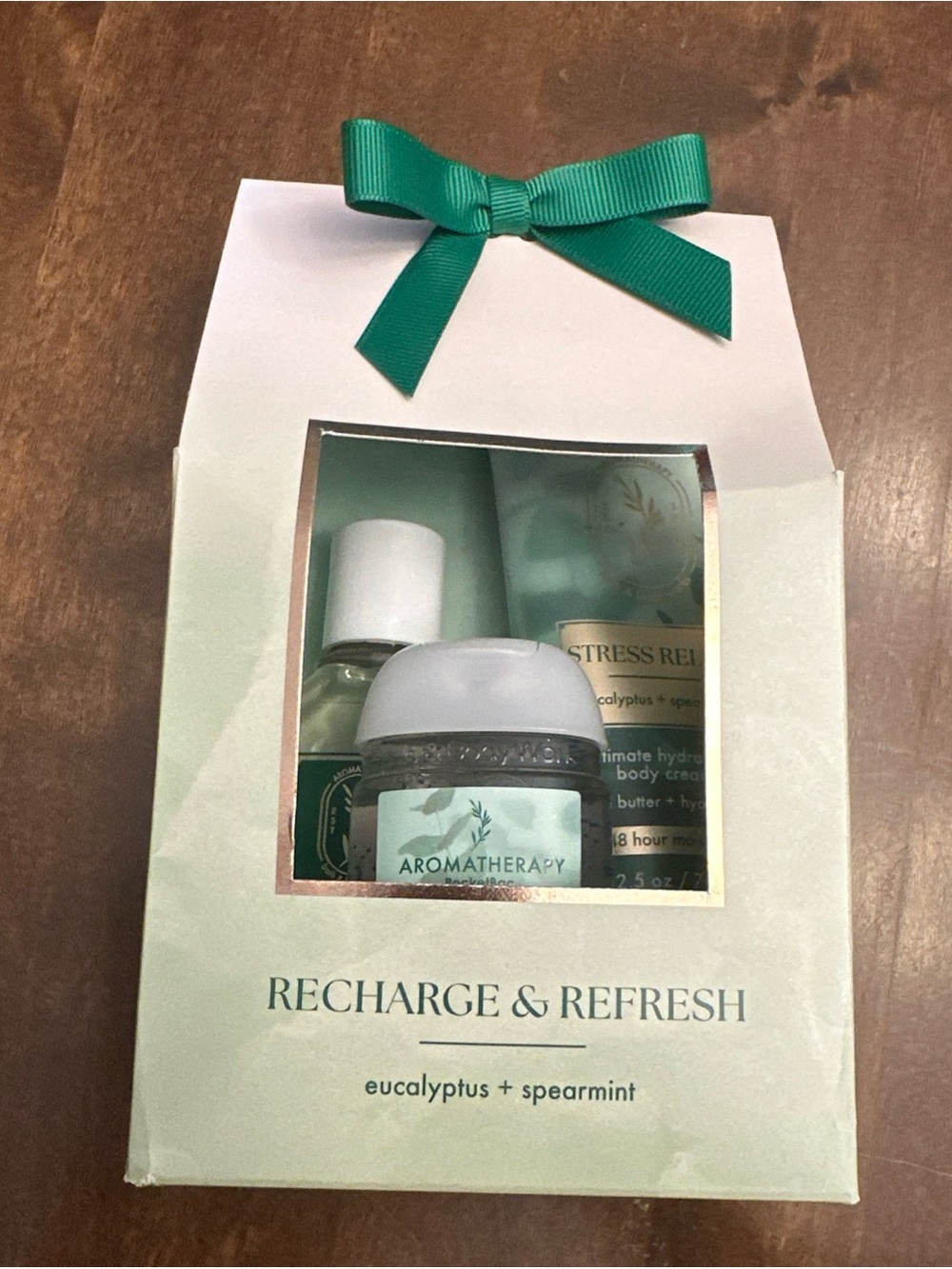 Bath & Body Works Aromatherapy EUCALYPTUS SPEARMINT Travel‎ Mini Gift Set 3pc